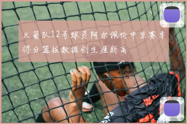 火箭队12号球员阿尔佩伦申京赛季得分篮板数据创生涯新高