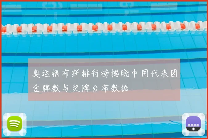 奥运福布斯排行榜揭晓中国代表团金牌数与奖牌分布数据